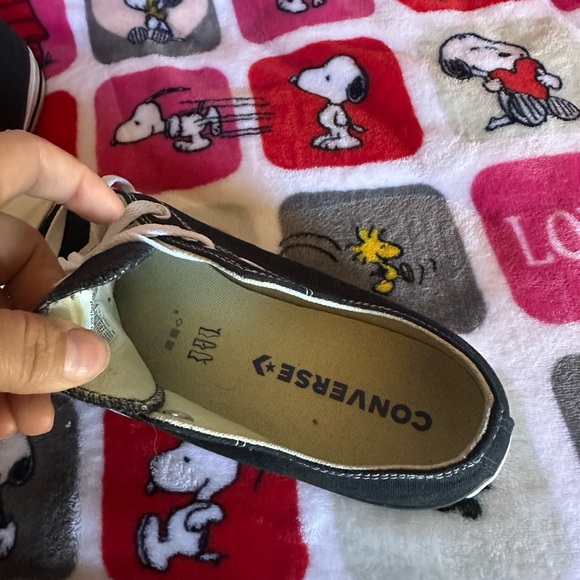 Converse Kids Black and White Sneakers - Picture 3 of 5